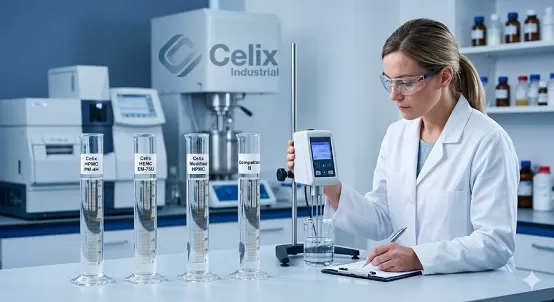 Celix индустриялық зертханасы өздігінен тегістелетін ерітінді қоспаларына ағу және тұрақтылық сынақтарын жүргізуде Celix индустриялық зертханасы өздігінен тегістелетін ерітінді қоспаларына ағу және тұрақтылық сынақтарын жүргізуде